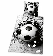 Pościel - Herding Pościel bawełniana Football, 140x200 cm, 70x90 cm - miniaturka - grafika 1