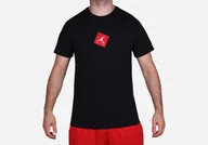 Koszulki męskie - Nike Air Jordan Sportswear Hbr Air Jumpman Tee Black - miniaturka - grafika 1
