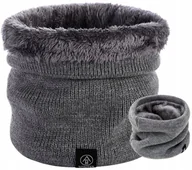 Apaszki i szaliki damskie - Komin Szal Ocieplany Zimowy Na Szyję Tuba Szalik - miniaturka - grafika 1