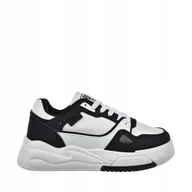Sneakersy damskie - Sportowe Buty Big Star biało czarne sneakersy Trampki NN274669 rozmiar 38 - miniaturka - grafika 1