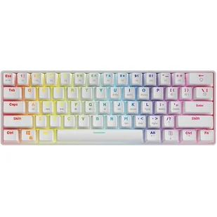 SAVIO WHITEOUT RED mechaniczna Gaming podświetlenie RGB - Klawiatury - miniaturka - grafika 1