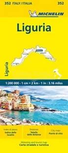 Liguria - Michelin Local Map 352 - Pozostałe książki - miniaturka - grafika 1