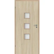 Drzwi wewnętrzne - Drzwi wewnętrzne pokojowe Lea Bis dąb bursztynowy 70 lewe Classen - miniaturka - grafika 1