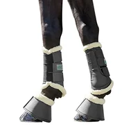 Akcesoria jeździeckie - Dzwonek podkowy z neoprenową stroną wewnętrzną i syntetyczną skórą jagnięcą - miniaturka - grafika 1