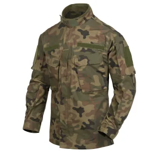 Bluza Mundurowa Helikon-Tex CPU PolyCotton Ripstop - WZ.93 Leśny - Odzież taktyczna i umundurowanie - miniaturka - grafika 1