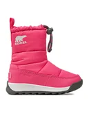 Buty dla dziewczynek - Sorel Śniegowce Youth Whitney™ II Plus Puffy Wp 2088572657 Różowy - miniaturka - grafika 1