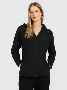 4F Polar slim z kapturem damski - czarny XXL - Bluzy damskie 4F Polar slim z kapturem damski - czarny XXL - Bluzy damskie - miniaturka - grafika 1