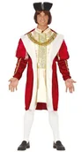 Stroje karnawałowe - Strój dla dorosłych, król, czerwony, rozmiar L - miniaturka - grafika 1