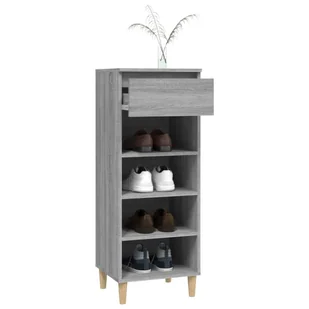 Lumarko Szafka na buty, szary dąb sonoma, 40x36x105 cm - Szafki na buty - miniaturka - grafika 8