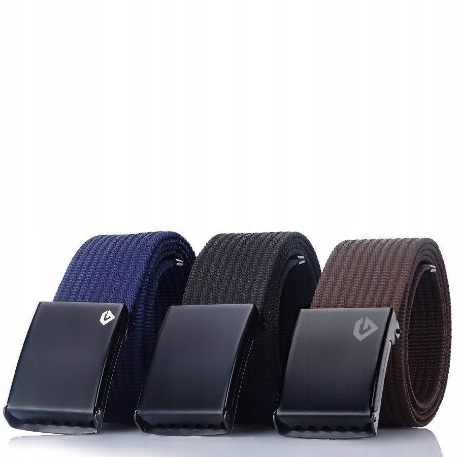 metal klamra CZARNA Gracio MĘSKIE PASKI PARCIANE