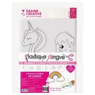 Masy plastyczne - Szalony zestaw z przezroczystego plastiku - Kawaii - miniaturka - grafika 1