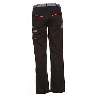 Planam Rozmiar 46 męskie spodnie robocze Visline czarne pomarańczowe cynk model 2421 - Spodenki męskie - miniaturka - grafika 1