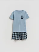 Skarpetki dla dzieci - Reserved - Bawełniana piżama - jasnoniebieski - miniaturka - grafika 1