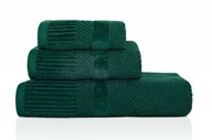 Ręczniki - Detexpol Ręcznik Ivo 70x140 frotte zielony ciemny 500 g/m2 MKO-2310179 - miniaturka - grafika 1