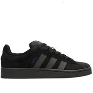 Sneakersy damskie - Buty Adidas Sneakersy Trampki Klasyczne Modne Wygodne Skórzane Czarne Stylowe Campus 00s Black ID2064 42 2/3 - miniaturka - grafika 1