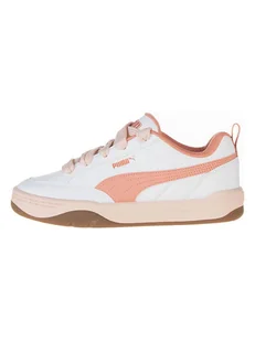 Puma Sneakersy "Park Lifestyle" w kolorze biało-pomarańczowym - Trampki damskie - miniaturka - grafika 1