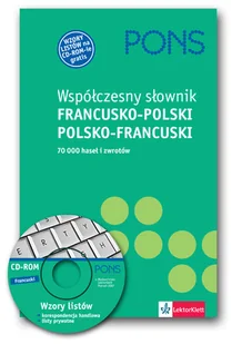 PONS. Współczesny Słownik Polsko-Francuski, Francusko-Polski - Książki do nauki języka francuskiego - miniaturka - grafika 1