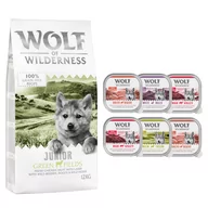 Sucha karma dla psów - 12 kg Little Wolf of Wilderness Junior Green Fields| - miniaturka - grafika 1