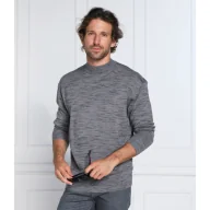 Swetry męskie - Calvin Klein Wełniany sweter | Regular Fit - miniaturka - grafika 1