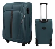 Walizki - Walizka Średnia Miękka z Codury Zielona - miniaturka - grafika 1