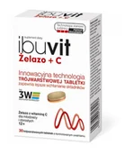 Witaminy i minerały - POLPHARMA Ibuvit Żelazo + C x 30 trójwarstwowych tabletek o kontrolowanym uwalnianiu - miniaturka - grafika 1