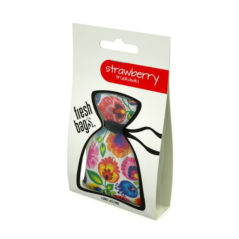 Folkowy Odświeżacz Powietrza Truskawkowy Fresh Bag