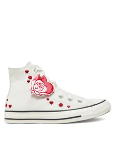 Converse Trampki Chuck Taylor All Star Roses A13650C Biały - Trampki damskie - miniaturka - grafika 1