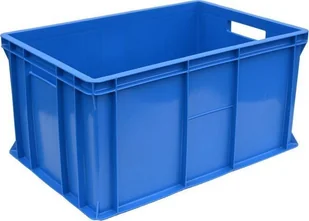 Artech Pojemnik transportowy EURO 300, wym. 600 x 400 x 300 mm niebieski - Pojemniki przemysłowe - miniaturka - grafika 1