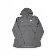Bluzy damskie - Wciągana szara bluza damska kaptur UNDER ARMOUR S - miniaturka - grafika 1
