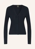 Swetry damskie - Boss Kardigan Friva blau - BOSS - miniaturka - grafika 1