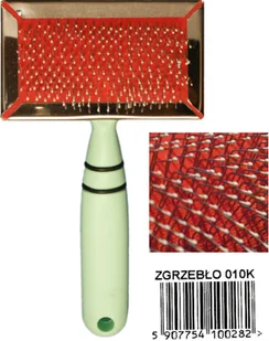 LESSIE-LAND ZGRZEBŁO Z KULKĄ 010/K - Szczotki i furminatory - miniaturka - grafika 1