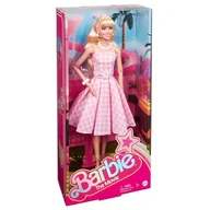 Lalki dla dziewczynek - Lalka Barbie Mattel Margot Robbie jako Barbie (różowa sukienka) HPJ96 - miniaturka - grafika 1