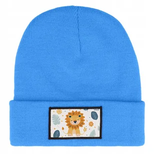CZAPKA BEANIE ZIMOWA CIEPŁA NIEBIESKA DLA DZIECI Z MOTYWEM KEVIN MIX WZORÓW - Czapki damskie - miniaturka - grafika 1