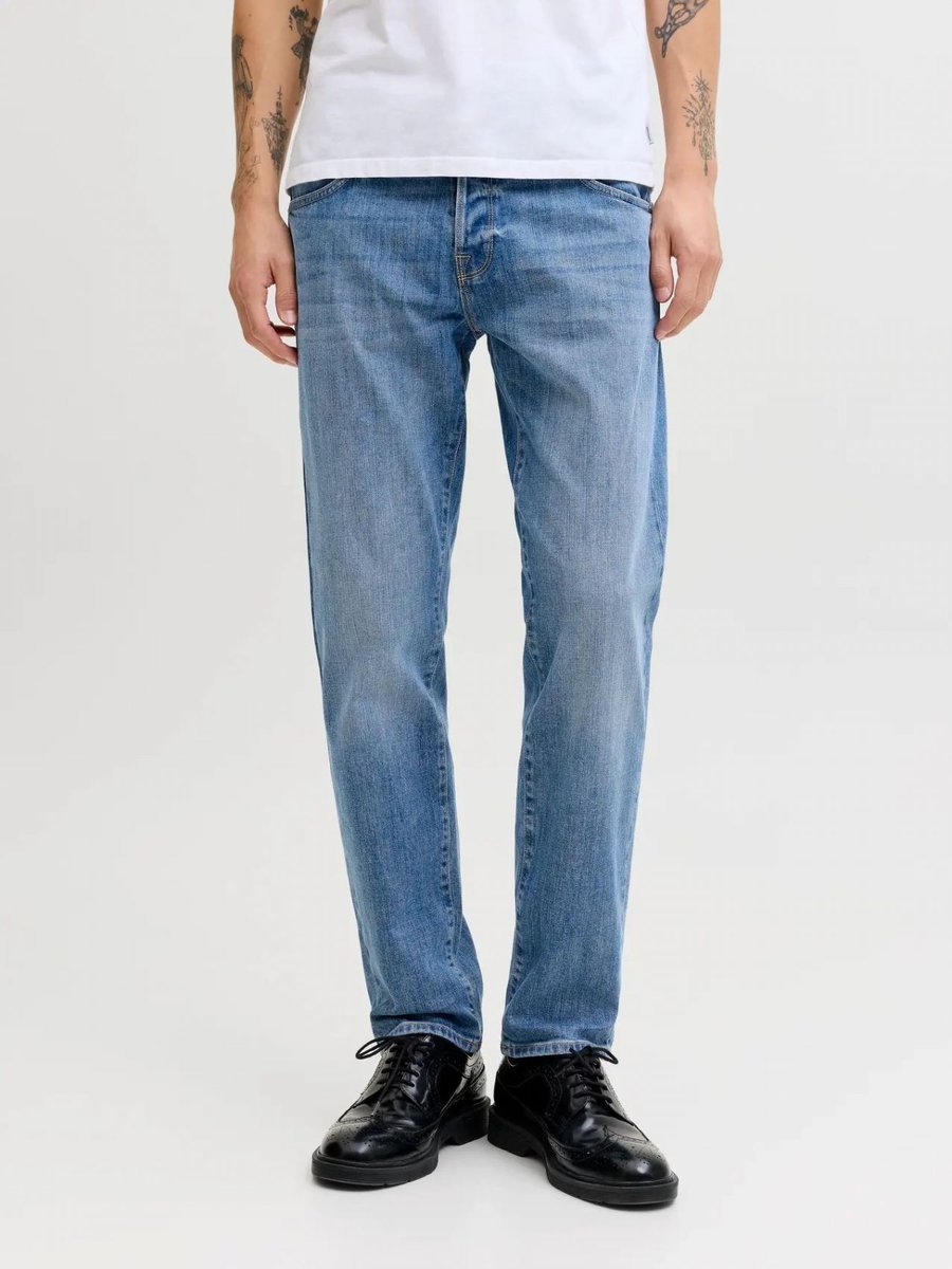 jeansy męskie jack and jones 12289571 mike niebieski denim