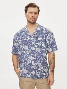 Lee Koszula Camp 112349496 Niebieski Oversize - Koszule męskie - miniaturka - grafika 1