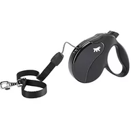 Smycze dla psów - Ferplast 75710017 Rollleine Amigo Mit Wechselcover Small, Cord, Schwarz - miniaturka - grafika 1