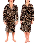 Piżamy damskie - Szlafrok unisex Roberto Cavalli Zebra Cappuccio-S/M - miniaturka - grafika 1