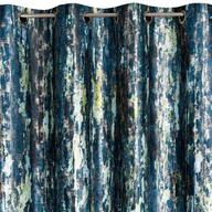 Zasłony - Zasłona EUROFIRANY Grace 140 x 250 cm Granatowy - miniaturka - grafika 1