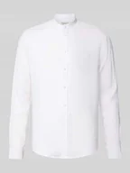 Koszule męskie - Koszula casualowa o kroju slim fit z lnu model ‘Anton’ - miniaturka - grafika 1