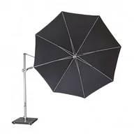 Parasole ogrodowe - KNIRPS 340 cm - duży luksusowy parasol ogrodowy z drążkiem bocznym Ciemnoszary - miniaturka - grafika 1