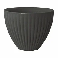Donice - Donica plastikowa Lotus śr.40 cm antracytowa Vog - miniaturka - grafika 1