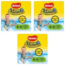 Huggies Pieluchy do pływania 3-4 Little Swimmers (7-15 kg) Zestaw 3 x 12 szt. - Pieluchy - miniaturka - grafika 1