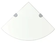 Półki do salonu - Transparentna półka narożna - Atrosa 2X - miniaturka - grafika 1