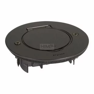 Legrand Okrągła pokrywa do gniazd pojedyncza GRAFIT 089751 089751 - Puszki elektryczne i akcesoria - miniaturka - grafika 1