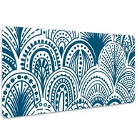 Podkładki na biurko - Ochronna mata na biurko Abstrakcja Boho 100x50 cm, Dywanomat - miniaturka - grafika 1