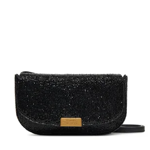 Torebka Tommy Hilfiger Party Le Mini Crossover Beaded AW0AW17940 Czarny - Torebki damskie - miniaturka - grafika 1