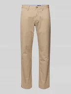 Spodnie męskie - Spodnie materiałowe z kieszeniami z tyłu - miniaturka - grafika 1