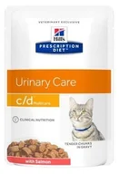 Mokra karma dla kotów - Hills PD Prescription Diet Kartonik c/d Urinary stress salmon 85g saszetk - miniaturka - grafika 1