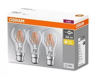 Żarówki LED - OSRAM Żarówka LED filament B22d 7W, ciepła biel, 3 szt. - miniaturka - grafika 1