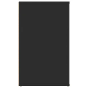 Lumarko Szafka nocna, czarna, 50x36x60 cm, materiał drewnopochodny - Szafki nocne - miniaturka - grafika 9